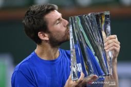 Petenis Norrie tekuk Basilashvili sabet gelar juara Indian Wells
