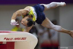 PON Papua: Medali emas meja lompat putra direbut pesenam Jatim