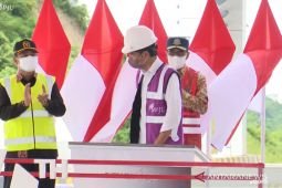 Presiden Jokowi resmikan Tol  Serang-Panimbang seksi I