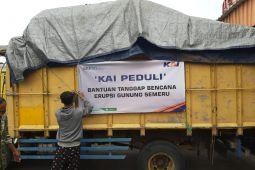 KAI salurkan bantuan  untuk korban letusan Gunung Semeru