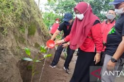 PDIP Kabupaten Kediri tanam 500 pohon peringati HUT Ke-49