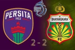 Bhayangkara FC dipaksa bermain  imbang kontra Persita