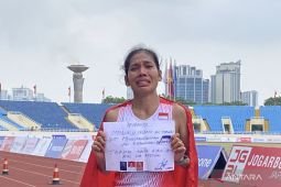 SEA Games 2021: Tangis Odekta Naibaho pecah saat sabet emas marathon putri