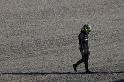 Formula 1: Hamilton minta maaf ke Mercedes setelah kecelakaan di kualifikasi