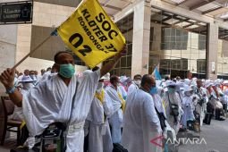 Separuh jamaah haji Indonesia sudah kembali ke pemondokan di Mekkah