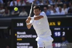 Djokovic lewati Khachanov melaju semifinal Astana Open