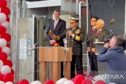 Kasal Yudo Margono resmikan dua kapal penyapu ranjau buatan Jerman