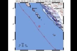 Gempa dangkal magnitudo 5,1 guncang wilayah Kepulauan Mentawai