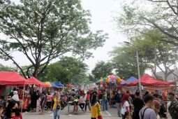 Ratusan PKL Masjid Al Akbar direlokasi ke Pasar Jambangan Surabaya