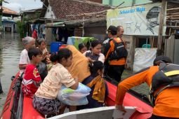 Sejumlah Kota di Semarang masih tergenang banjir