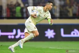Ronaldo akhinya sumbang gol perdananya untuk Al Nassr