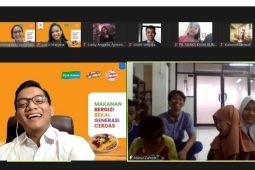 Anak-anak panti asuhan diedukasi pentingnya sarapan bergizi