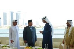 Prabowo hadiri undangan Presiden UAE di IDEX