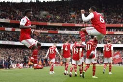 Liga Inggris: Saka dua gol, Arsenal hajar Crystal Palace 4-1