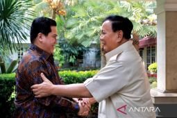 Bertemu Erick Thohir, Prabowo ucapkan selamat raihan emas timnas