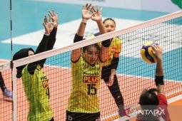 Skuad bola voli putri Indonesia ditekuk Thailand tiga set langsung