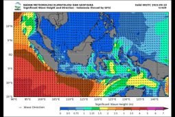 Gelombang tinggi berpeluang terjadi di Laut Jawa bagian timur