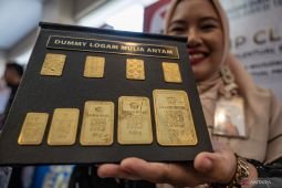 Nilai Antam Kamis ini stagnan di posisi Rp1,080 juta per gram