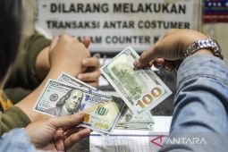 Rupiah hari ini menguat di tengah melemahnya kinerja sektor manufaktur AS