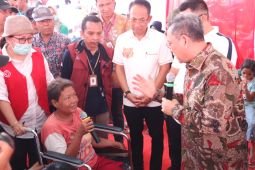 Kemensos-Yayasan Majapahit berikan pengobatan 1.501 warga Mojokerto