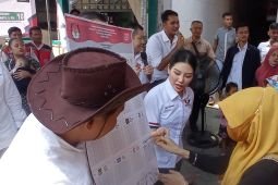 Perindo sosialisasikan tata cara pencoblosan surat suara di Surabaya