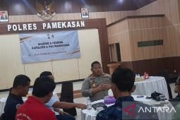 Kapolres Pamekasan ajak media proaktif mendorong partisipasi pemilih