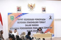 Wali Kota Madiun minta forkopimda bersinergi wujudkan Pemilu aman