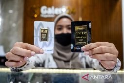 Nilai Antam Jumat menguat Rp7.000 kini jadi Rp1,503 juta per gram