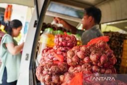 Jumat ini, harga bawang merah Rp40.920/kg, gula konsumsi Rp17.960/kg