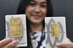 Nilai Antam menguat jadi Rp1,524 juta per gram
