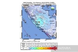 Gempa 5,2 M landa Kota Lubuk Lingau Sumatera Selatan