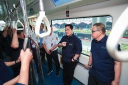 Menteri BUMN waktu tempuh kereta bandara dipersingkat