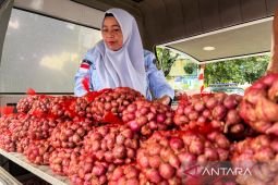 Harga pangan Selasa, bawang merah Rp37.950/kg, telur ayam ras Rp30.400 /kg