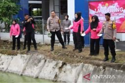 Polres Sumenep bantu ketahanan pangan dengan pekarangan pangan lestari