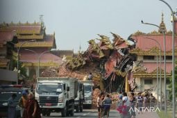 Gempa magnitudo 5 terjadi di 16 km dari Mandalay, Myanmar