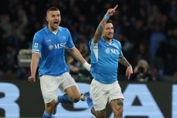 Liga Italia - Napoli gagal jaga jarak dari Inter setelah diimbangi Bologna 1-1