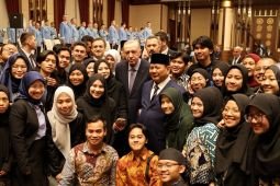 Prabowo bersama Erdogan sapa mahasiswa Indonesia di Turki