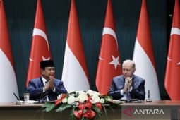 Prabowo, Erdogan sepakat terus bela Palestina, bangun kembali Gaza