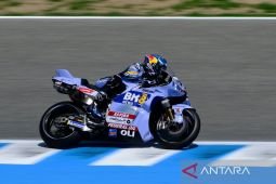 Alex Marquez incar podium ganda di Italia