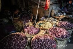 Harga cabai rawit Rp34.585/kg, bawang merah turun jadi Rp39.679/kg