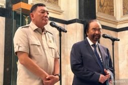 Menhan Sjafrie terima kunjungan Surya Paloh