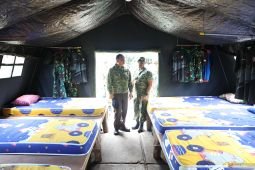 Menhan pastikan pembangunan Yonif Teritorial TP 821 berjalan baik