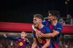 Hattrick Fermin Lopez bawa Barcelona menang atas Olympiacos