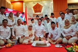Gerindra Surabaya peringati ulang tahun Presiden Prabowo dengan sederhana