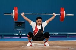 Lifter Eko Yuli raih perunggu snatch pada Kejuaraan Dunia 2025 di Norwegia