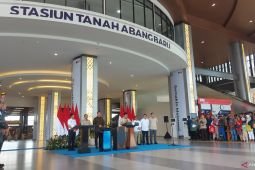Prabowo resmikan wajah baru Stasiun Tanah Abang