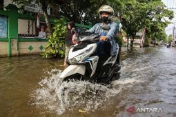 Ini tips untuk pengendara motor ketika terjebak banjir