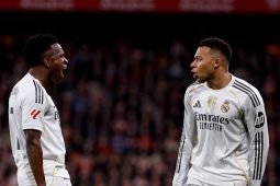 Mbappe cetak brace, Real Madrid libas Athletic Club 3-0