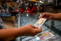 Naik tipis, berikut daftar lengkap harga pecahan emas Antam hari ini