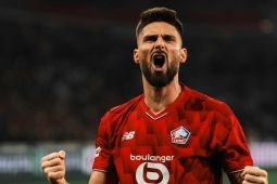 Giroud bantu Lille ke playoff Liga Europa setelah menang atas Freiburg